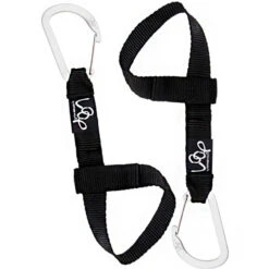Loop Fastening Strap With Carabiner 2-pack