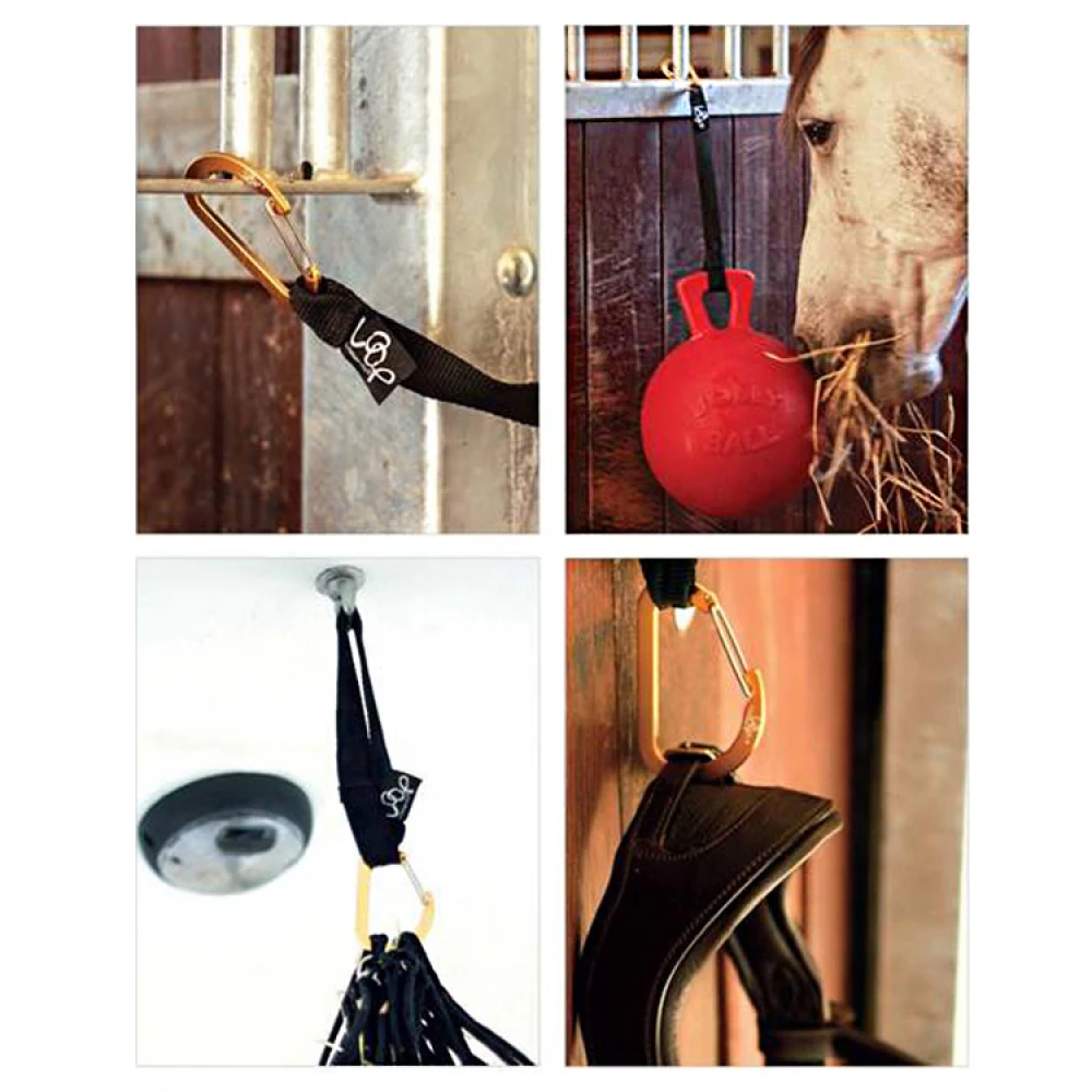 Loop Fastening Strap With Carabiner 2-pack - Image 4