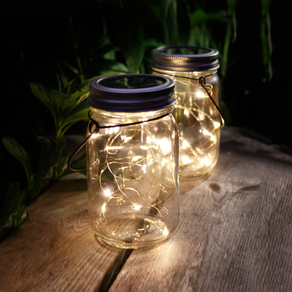 Solar-powered Glass Lantern - Image 3