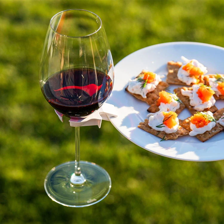 Wine Glass Plate Clips 10-pack