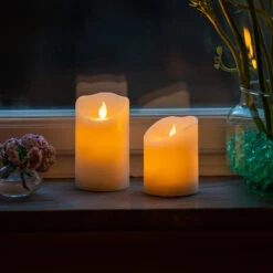 Candle With Flickering Flame