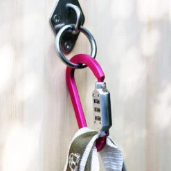 Carabiner Hook With Combination Lock