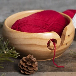 Wooden Yarn Bowl