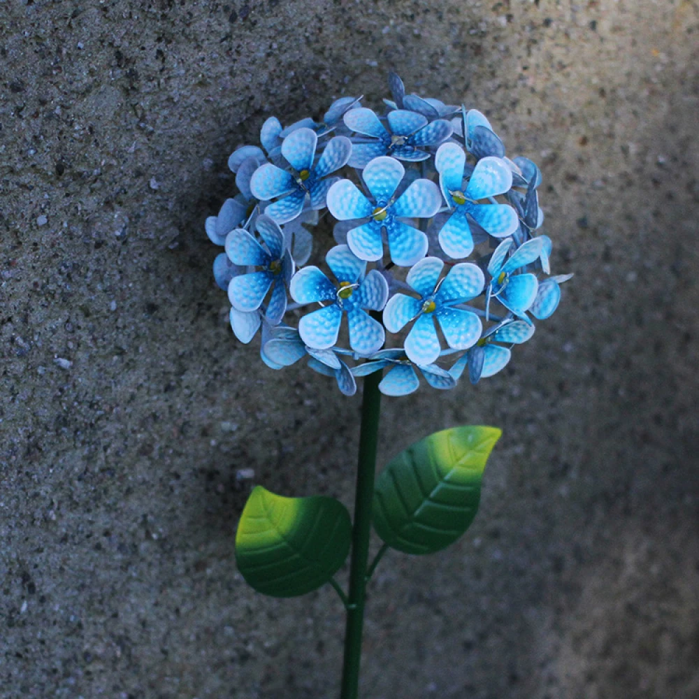 Solar Cell Flower On A Stick, Hydrangea - Image 2