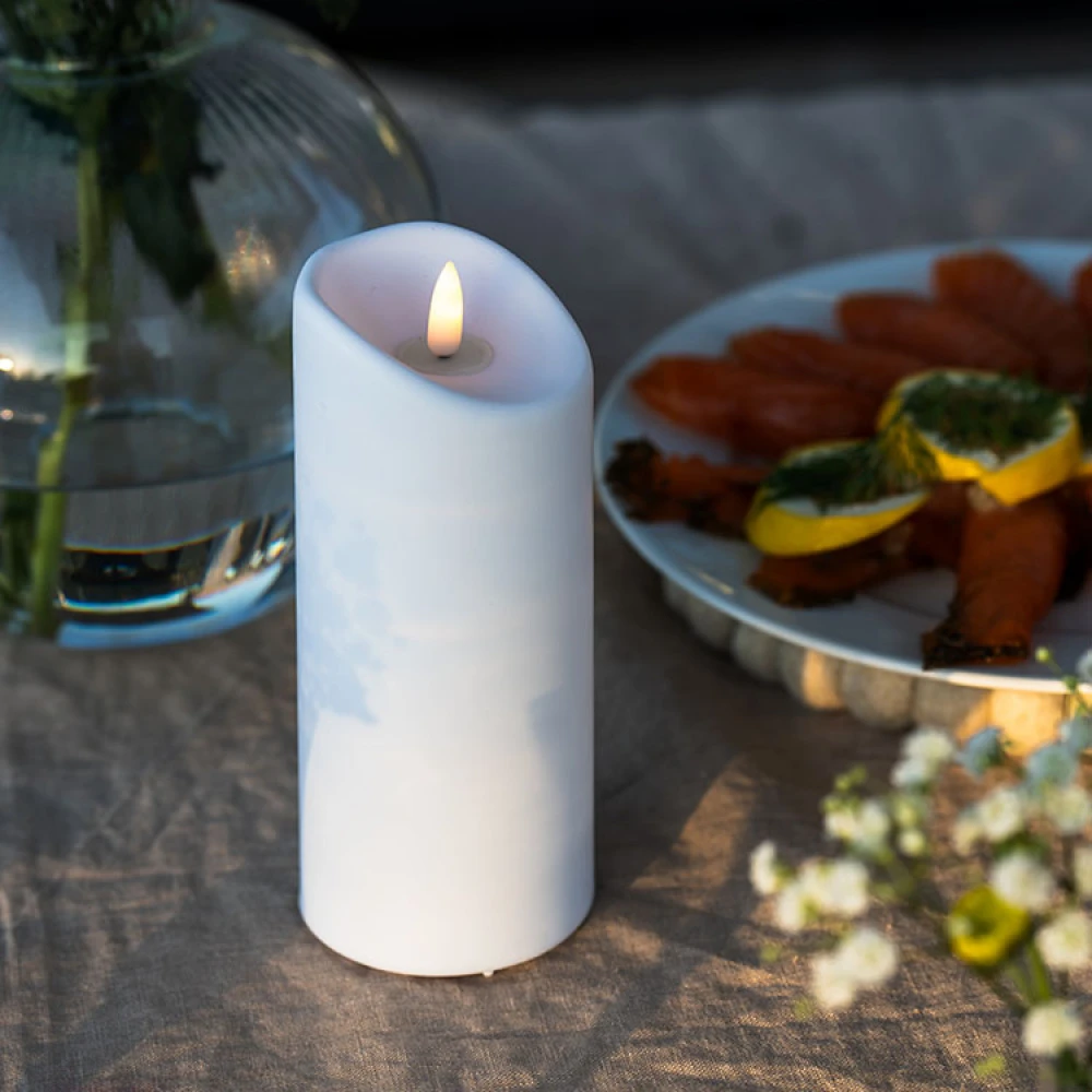 Flickering Pillar Candles For The Patio - Image 2