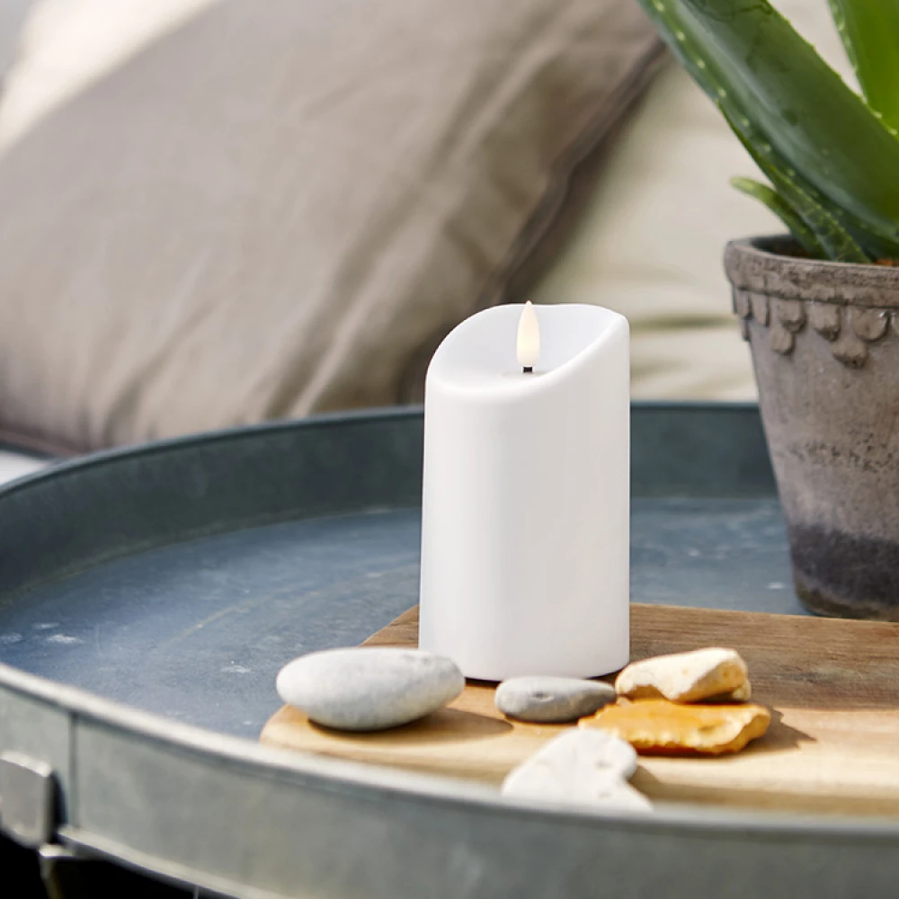 Flickering Pillar Candles For The Patio - Image 4