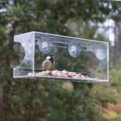 Large Bird Feeder For Windows