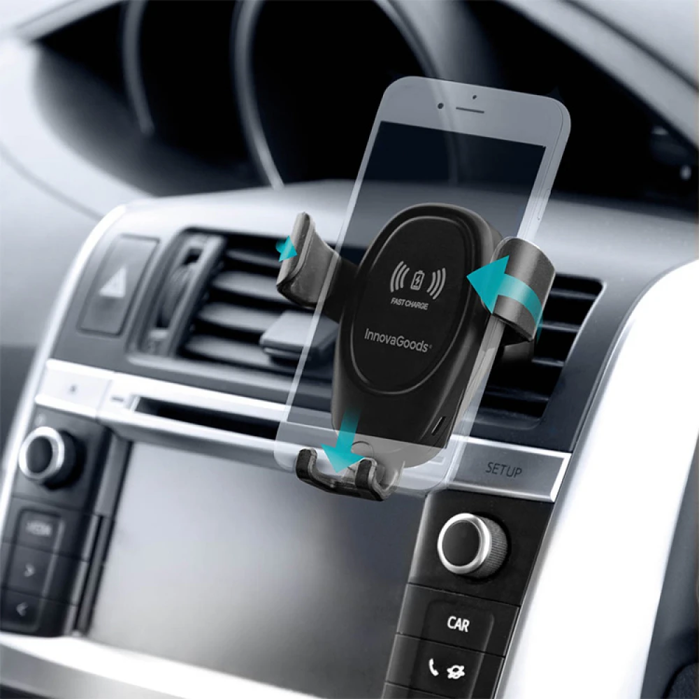 Mobile Holder For Your Car With QI Charger - Image 3