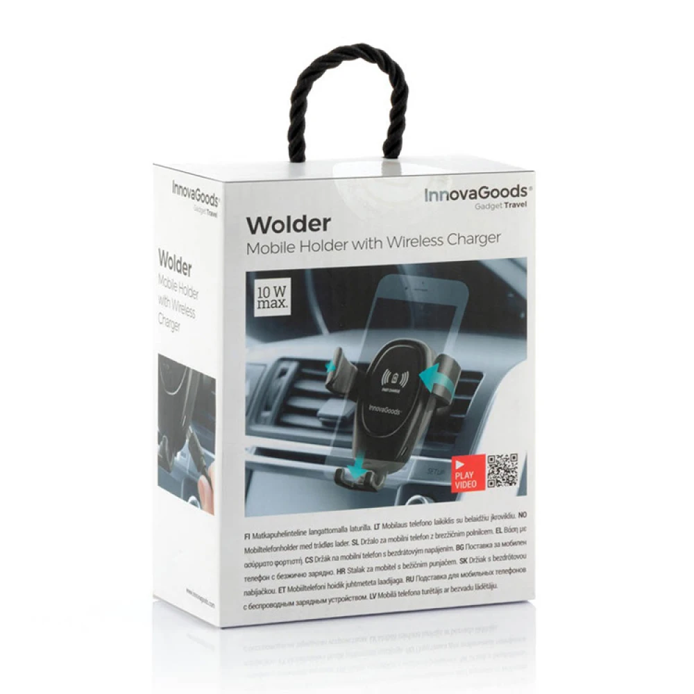 Mobile Holder For Your Car With QI Charger - Image 9