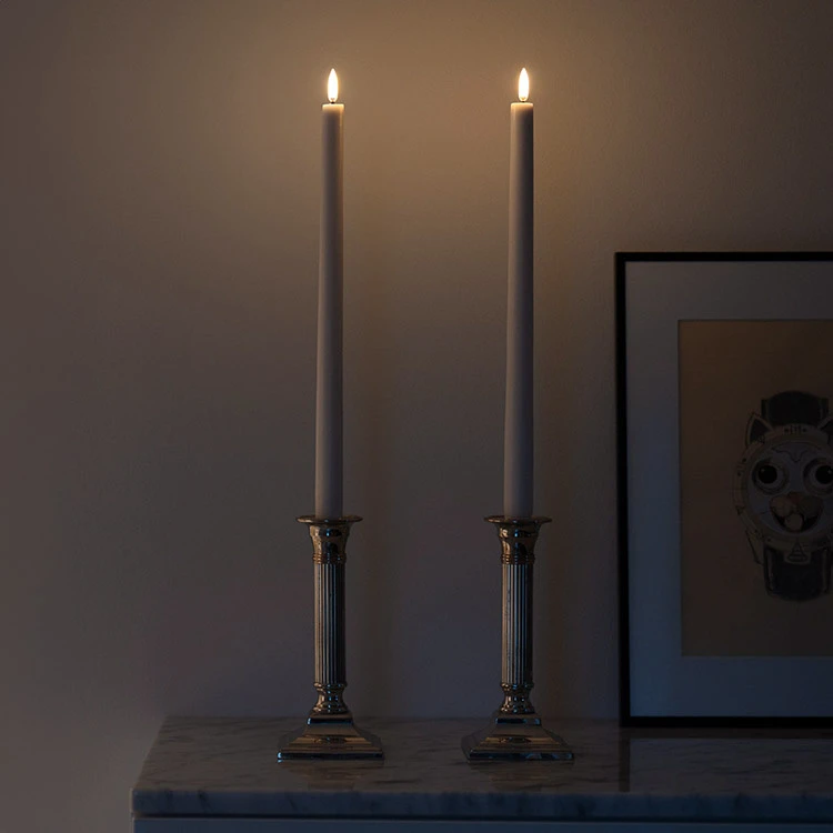 Premium LED Tall Antique Candle 2-pack