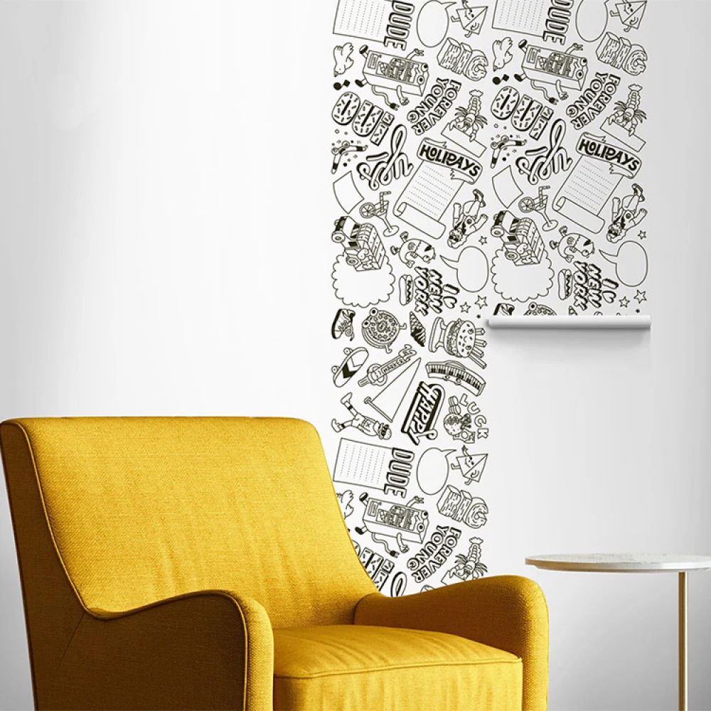 Self-adhesive Wallpaper For Colouring In - Image 3