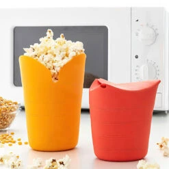 Popcorn Bowl For The Microwave, 2-pack