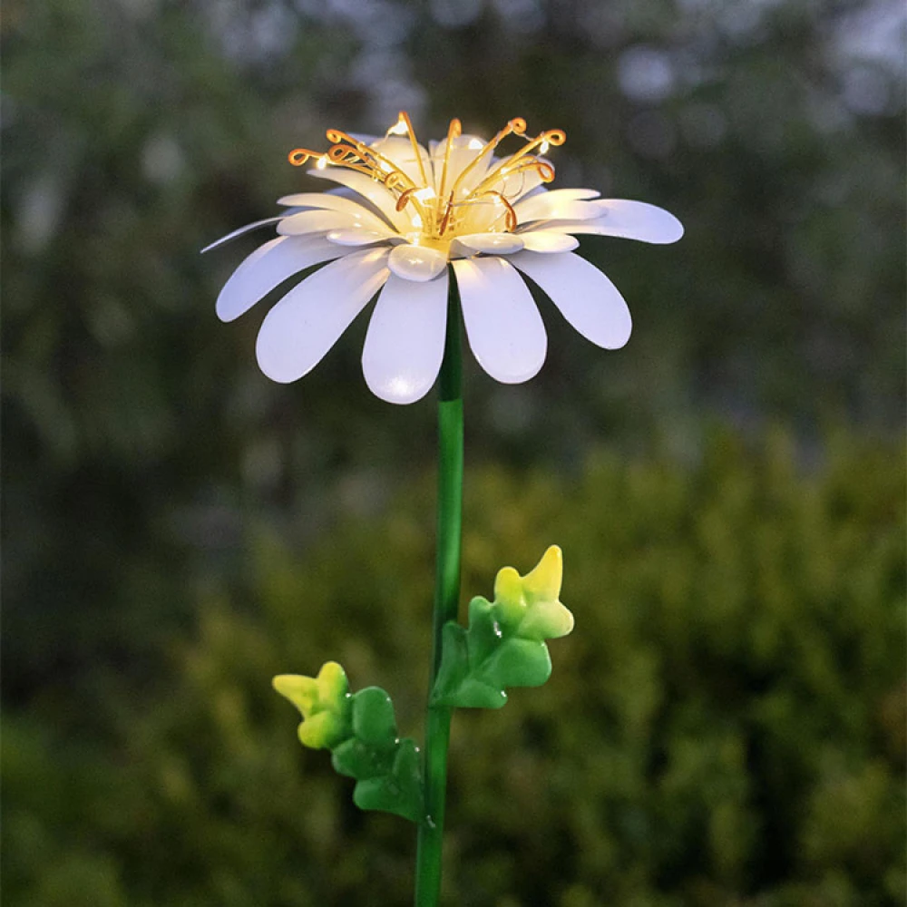 Solar Cell Flower On A Stick, Daisy - Image 3