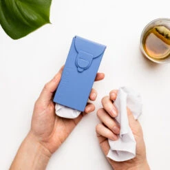 Handkerchief Holder With Cotton Handkerchiefs