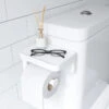 Toilet Roll Holder With Shelf