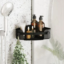 Corner Shelf With Suction Cups